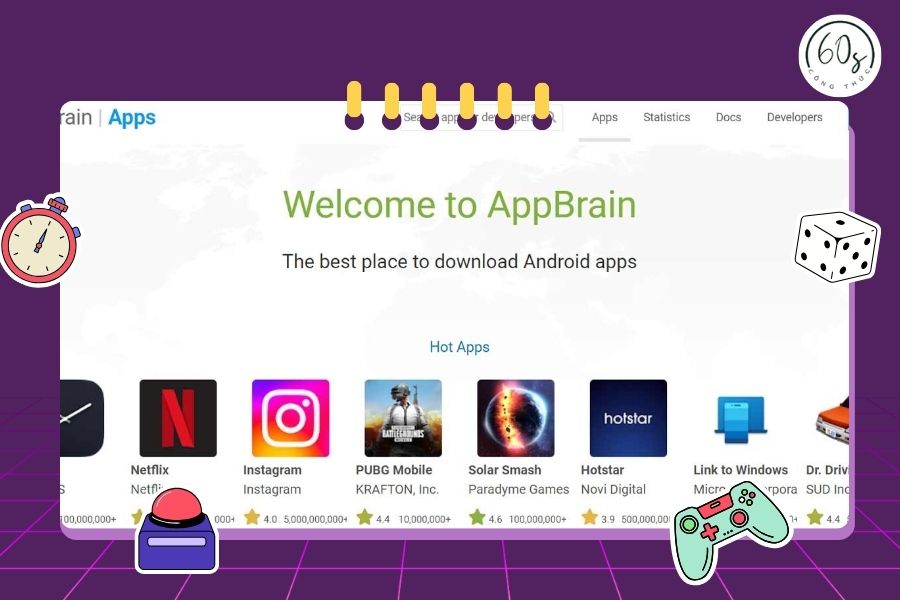 AppBrain cũng là một ứng dụng chơi game phổ biến nhất