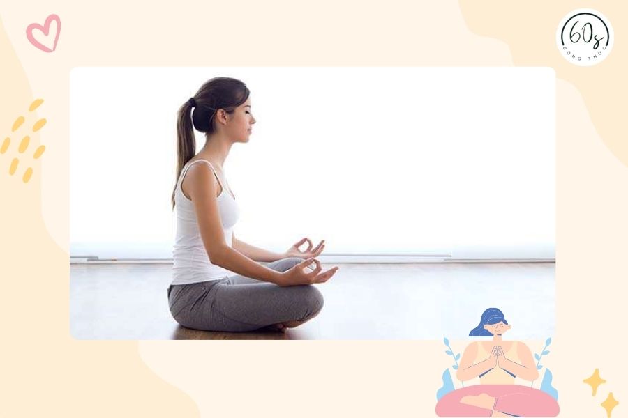 Các tư thế thiền hoặc yoga có thể làm giảm các cơn đau bụng kinh