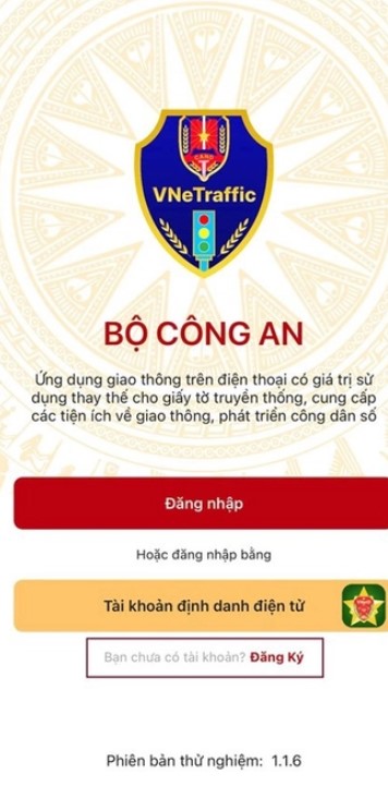 Cài đặt app tra cứu phạt nguội VneTraffic